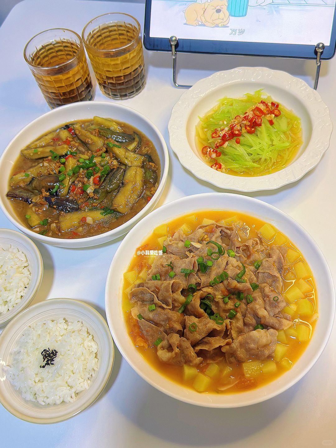 二人食✨肉沫茄子也太下饭了吧🔥