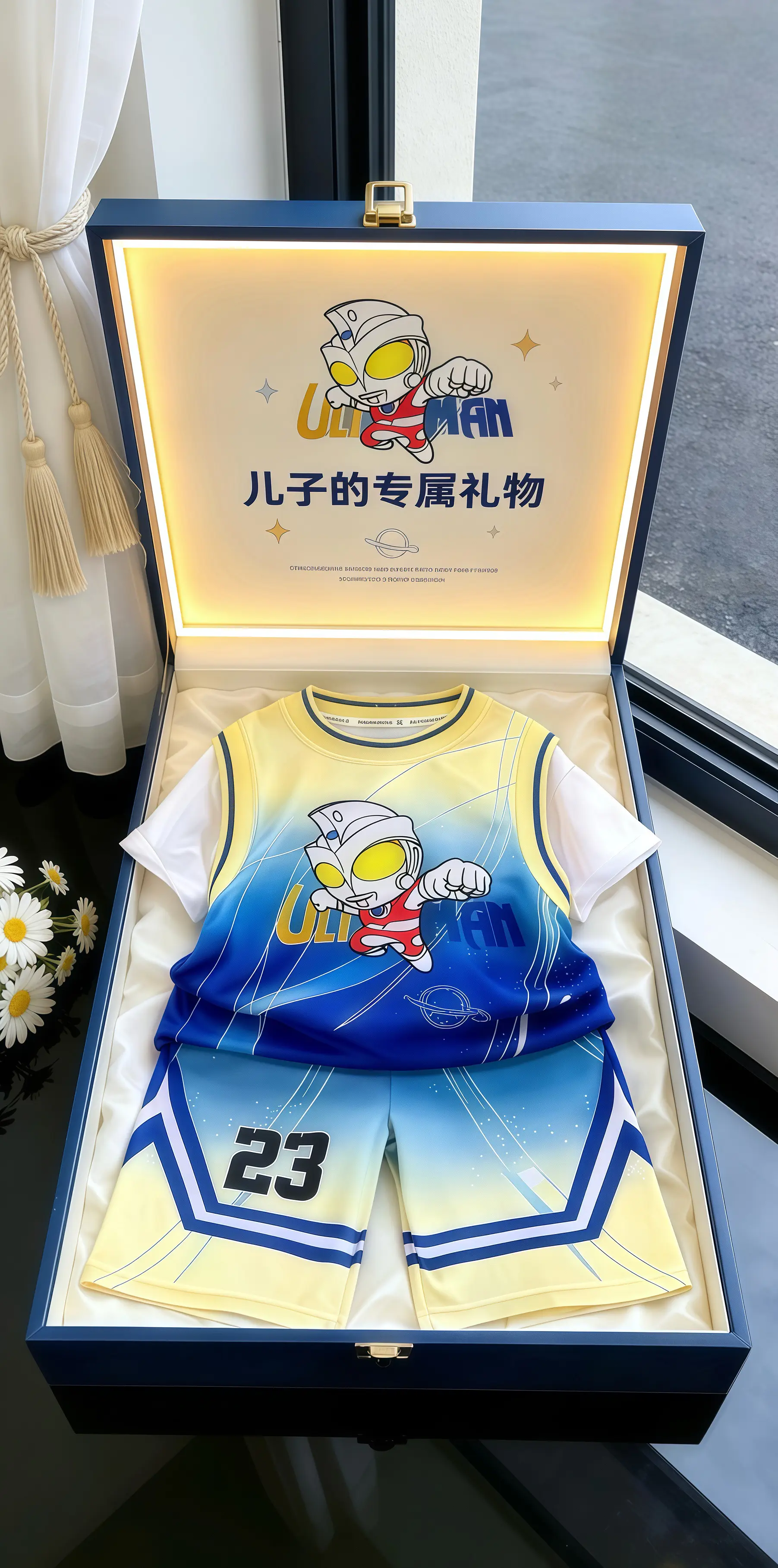 男宝穿搭 奥特曼男童套装 哪个奥特曼是你的光 我就是这条gai最亮的仔...