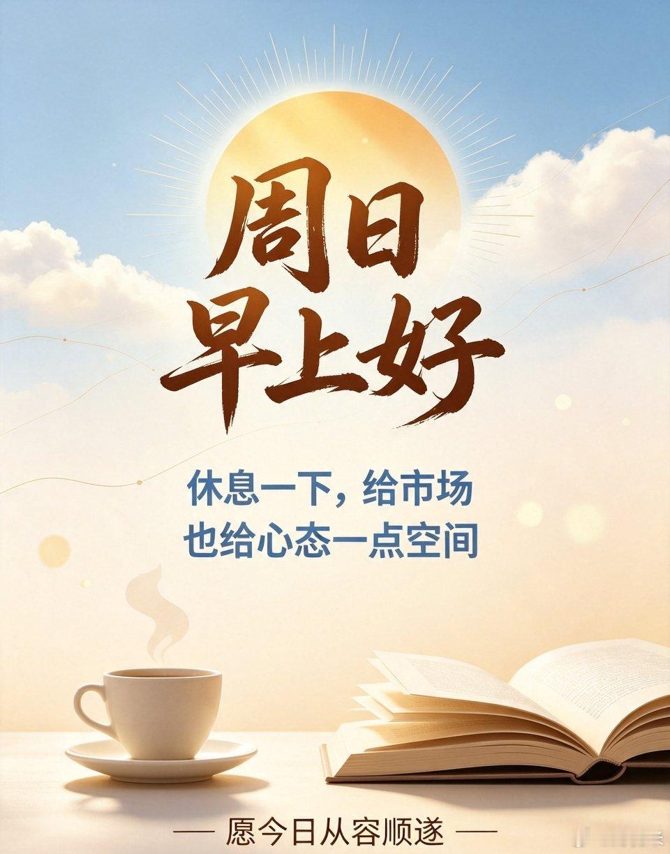大家周末早上好各位新老股友们周末早上好，新的一天新的开始，美好的一天早晨开始。五