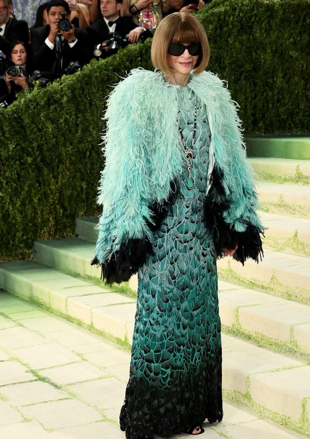 2026MetGala 明星红毯造型分享：AnnaWintour in Chan