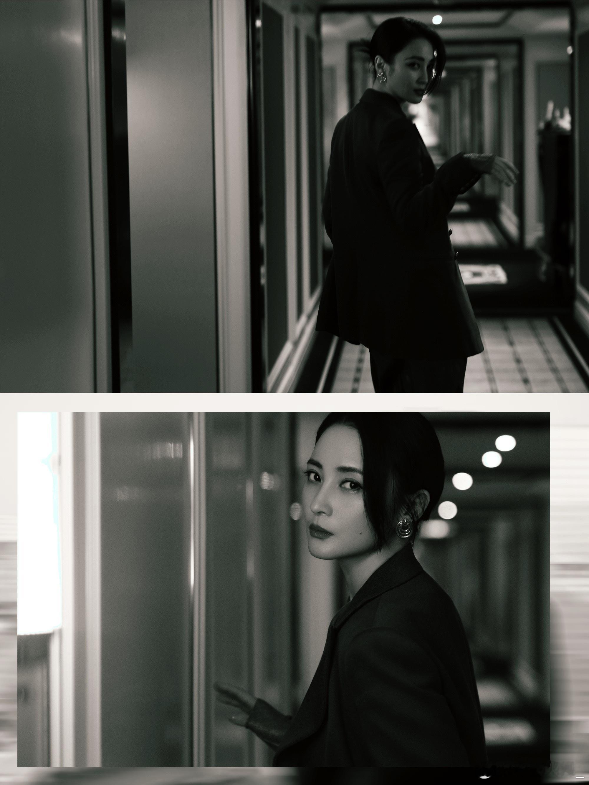 蒋勤勤气场足到头顶被蒋勤勤的气场狠狠震慑！皮骨贴合的棱角脸太绝了，随意一个眼神都