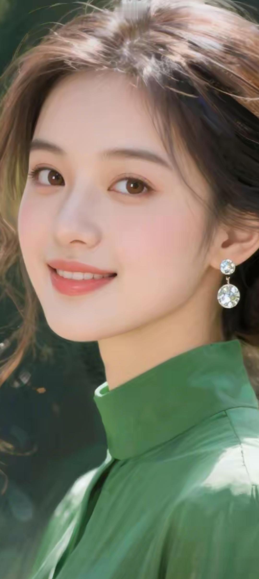 清新自然，笑靥如花，绿意盎然，自然之美