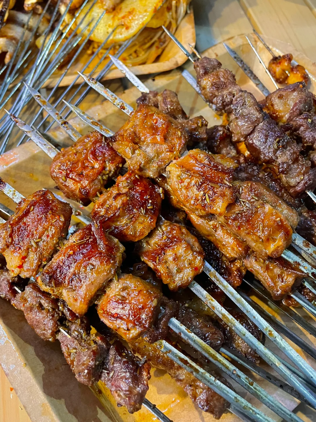 浦沿夜宵之光。。。。2.5一串的羊肉串