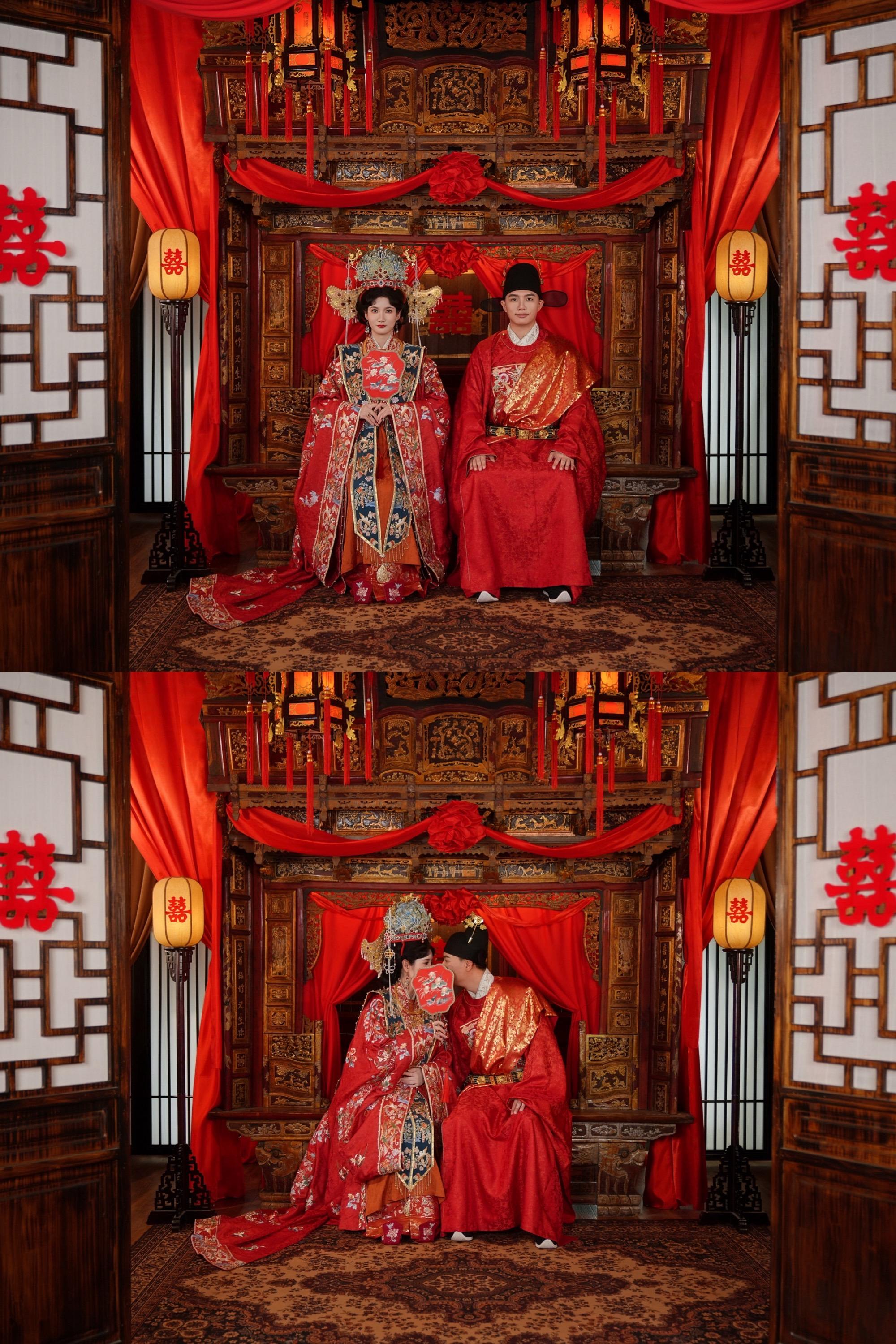 凤冠霞帔是我的最大诚意。