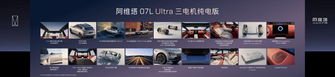 阿维塔07L上市，21.99万起，大五座SUV，全系标配华为乾崑全球量产最高89