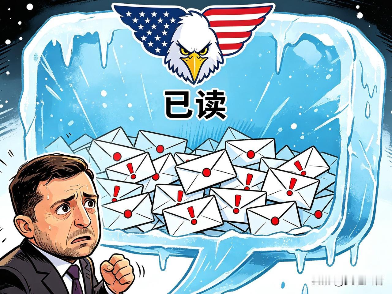 泽连斯基发600封求助信石沉大海，美国0回复，这不是冷落，是弃子清算！

全网都