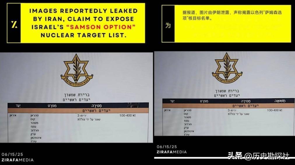 网传：以色列核打击目标曝光，中美俄主要城市均在列
 
瞧瞧这名单，中东地区那些和