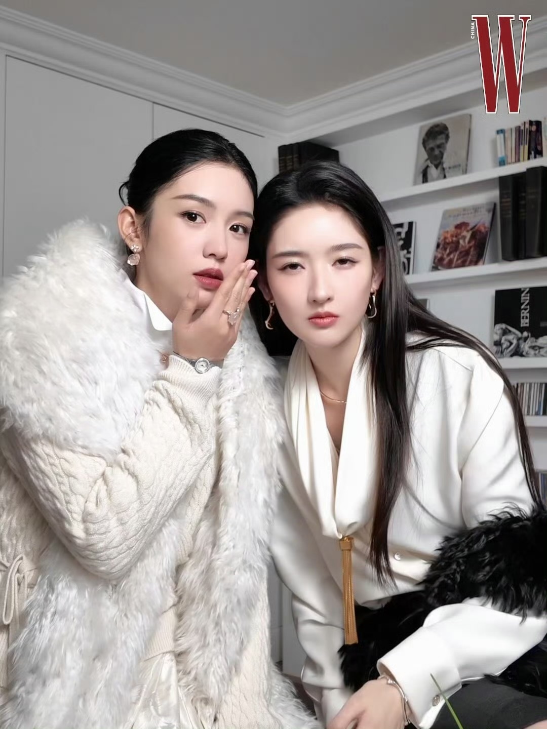 周也&王玉雯 合照好可爱好美啊两位～ 