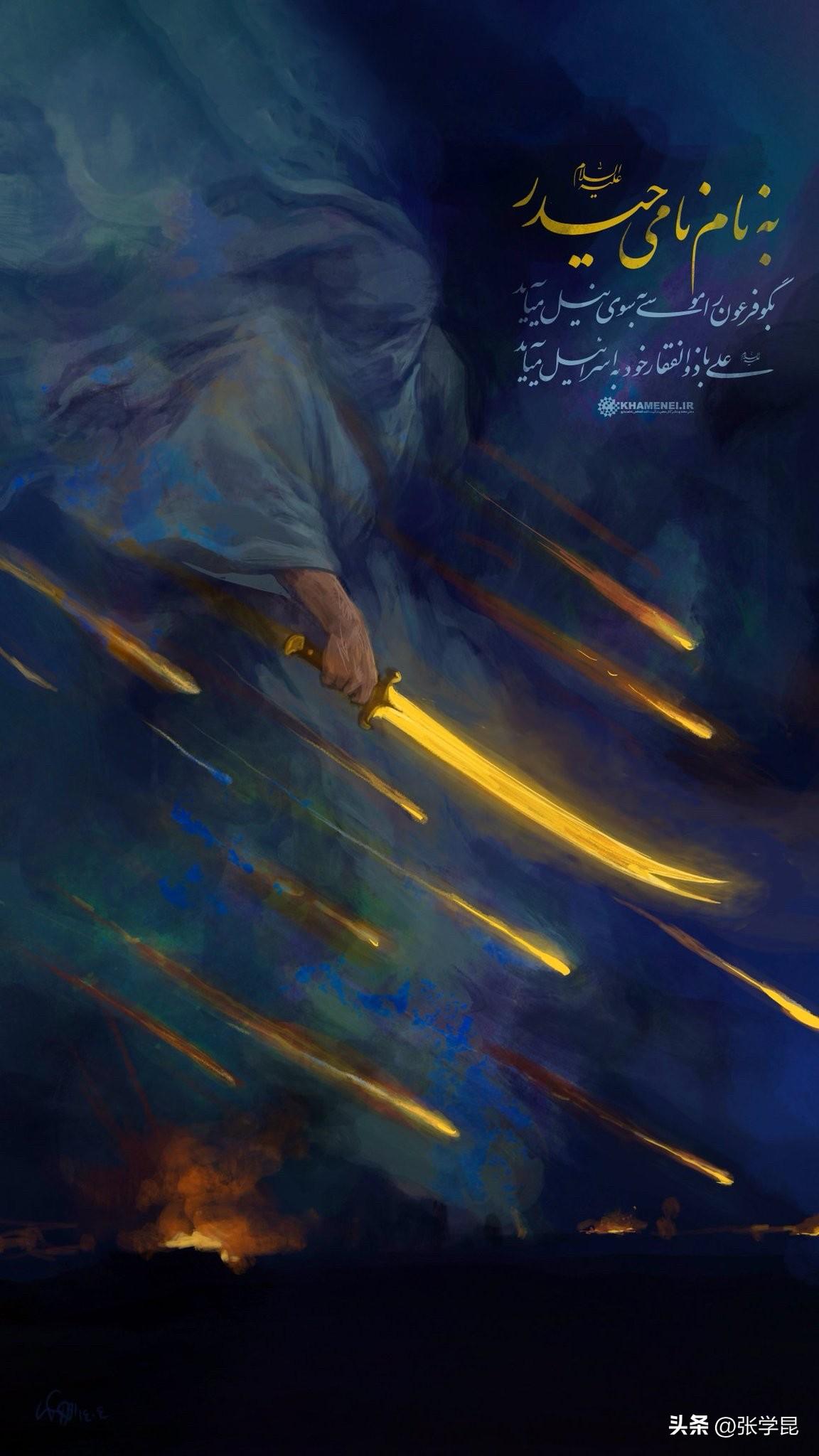 被传已经死亡的伊朗最高领袖哈梅内伊，其社交媒体账号刚刚发布了一张图片。

尽管伊