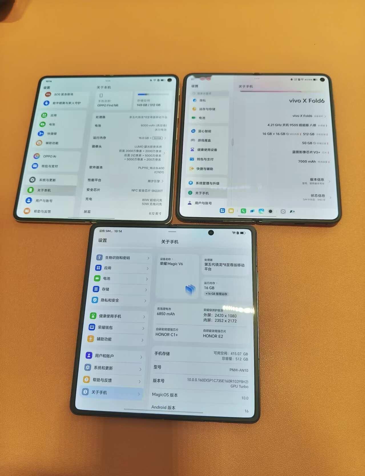 荣耀/vivo/OPPO三款大折叠｜精准选机攻略
荣耀/vivo/OPPO三款大