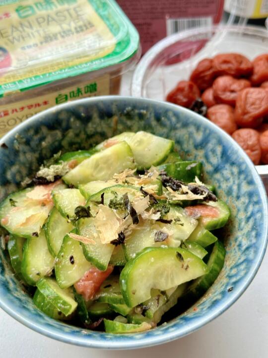 日式梅子味噌渍黄瓜🥒网友推荐诚不欺我😋