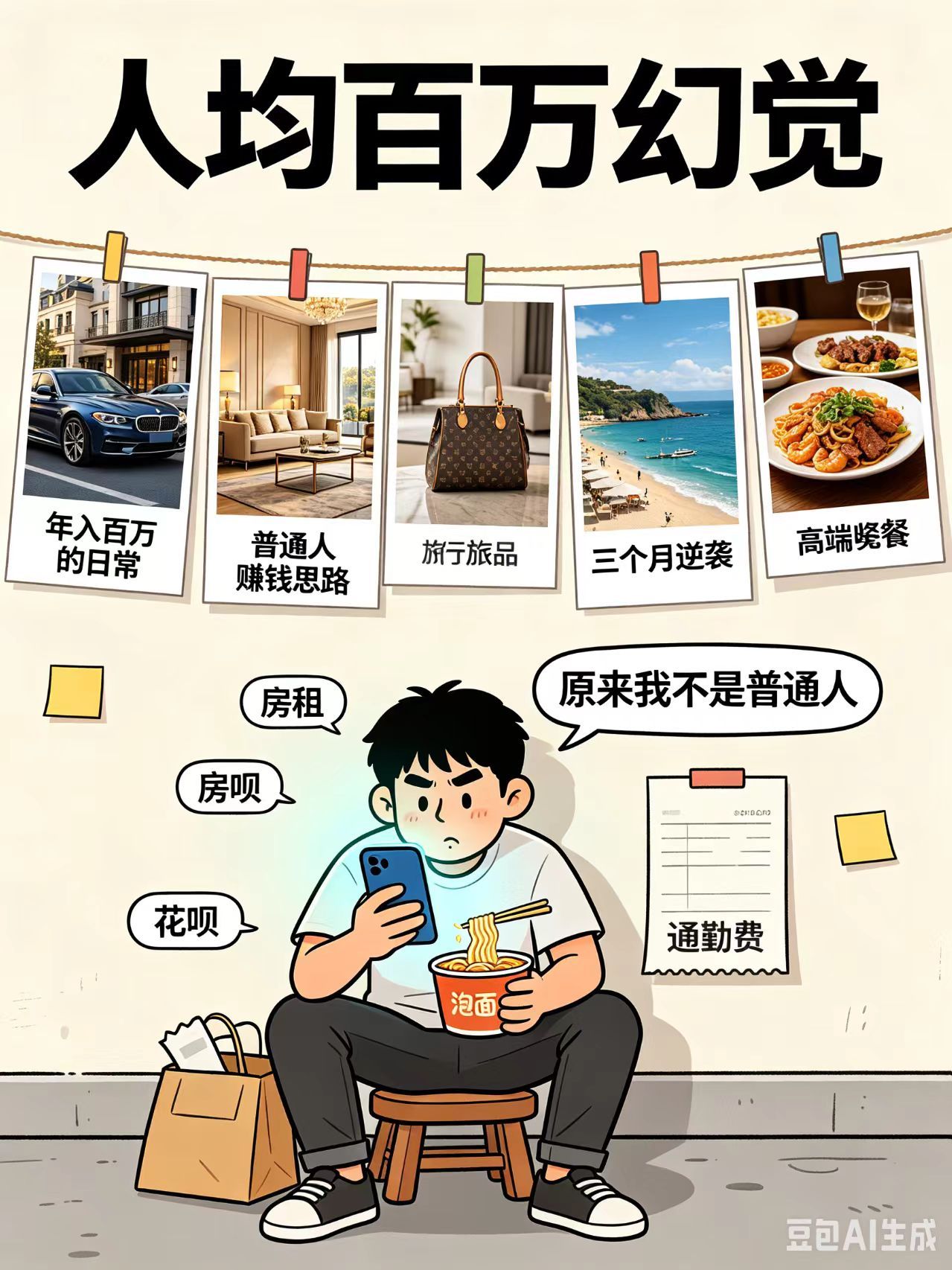 月入过万年薪也才12万 所以，小红书上那些觉得“百万穷人”和“人均小目标”都是怎