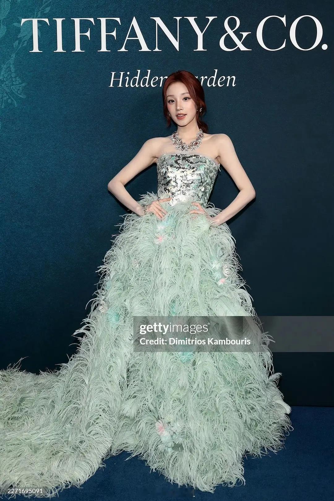 宋雨琦出席Tiffany纽约总部2026 bluebook 高珠首发活动 内娱时