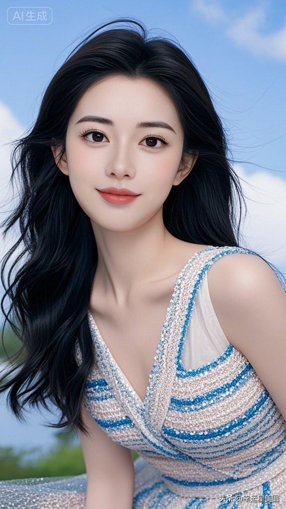 温柔甜美的微笑，宛如春日里的花朵🌸