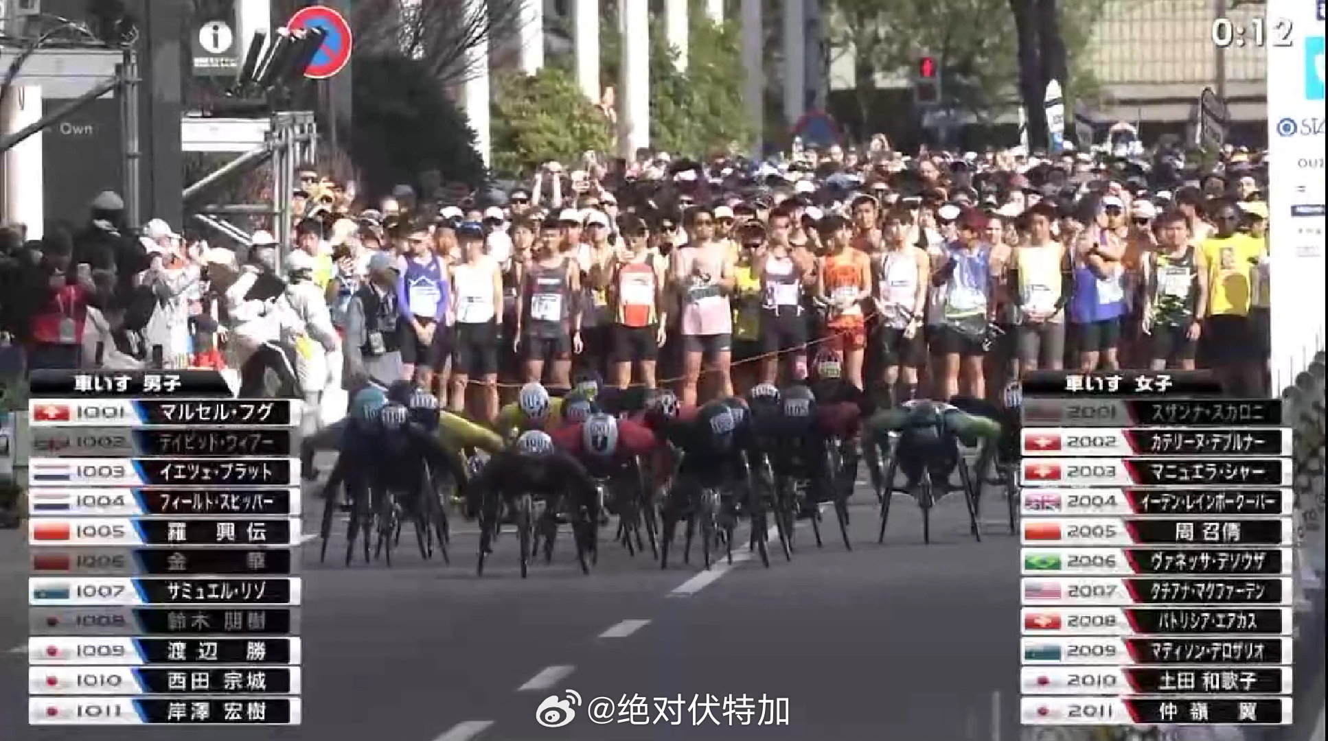 2026东京马拉松鸣枪，轮椅组已出发。五星今年没出手？东京马拉松 2026东京马