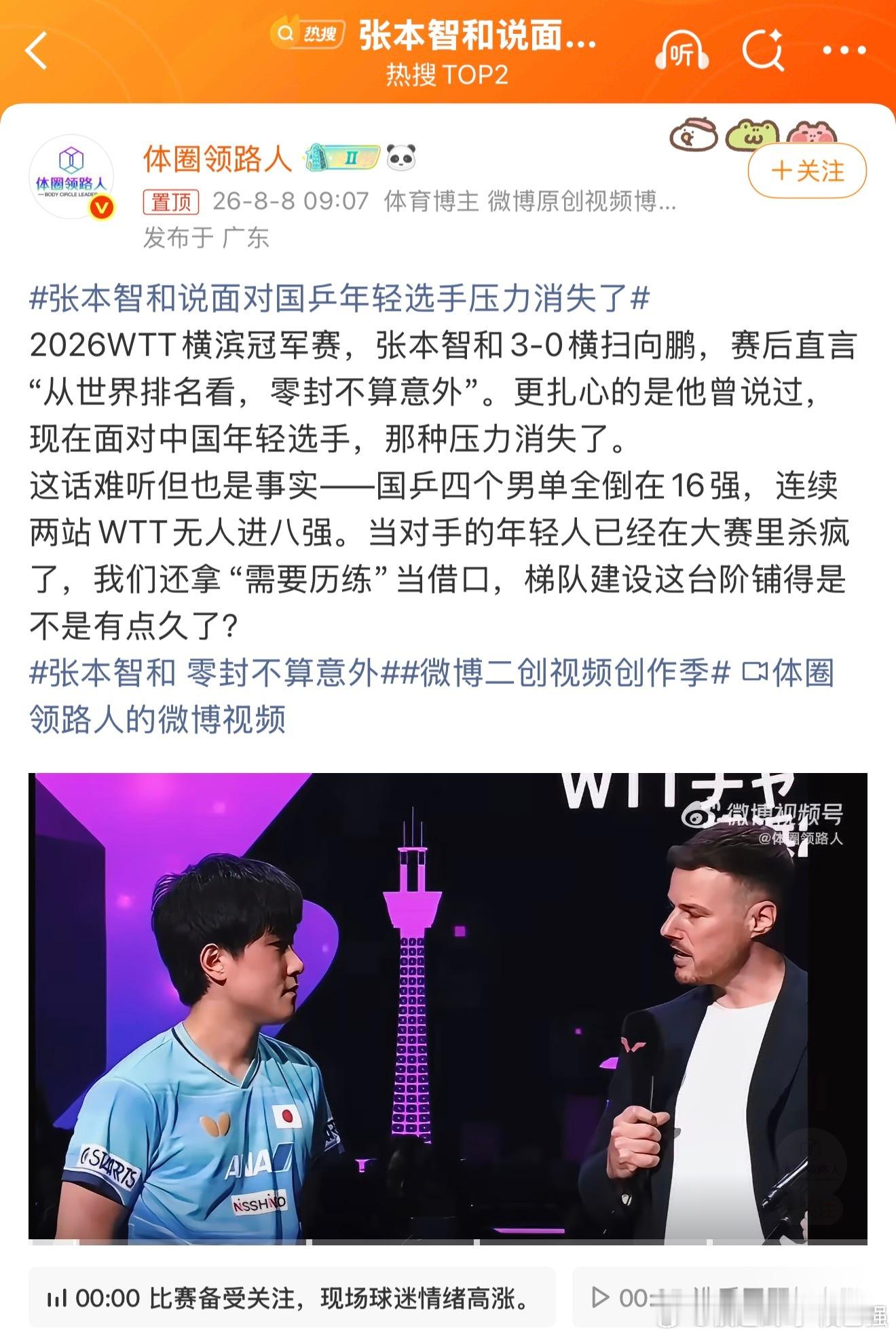 还有毛线压力啊，小本子的压力就是 樊振东 马龙 许昕，现在U40就玩玩国内，樊振