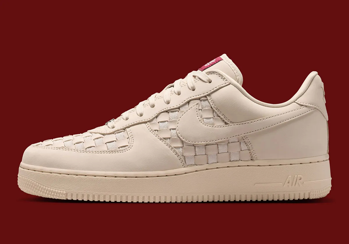 Nike Air Force 1 Low Woven皮革编织版本的AF1，今夏到