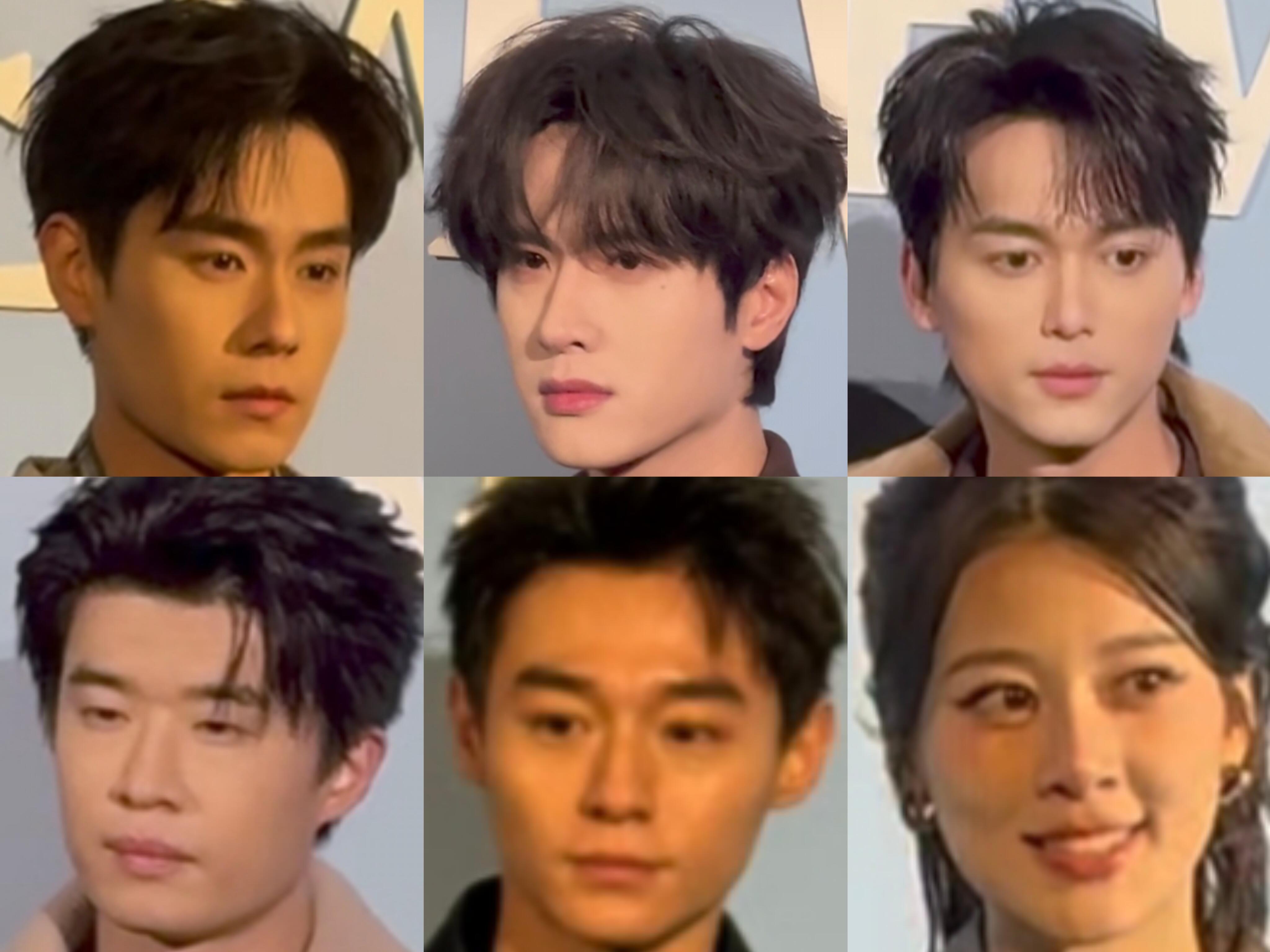 loewe活动明星怼脸生图胡一天，展轩，张呈，雷淞然，刘奕铁，赵昭仪 