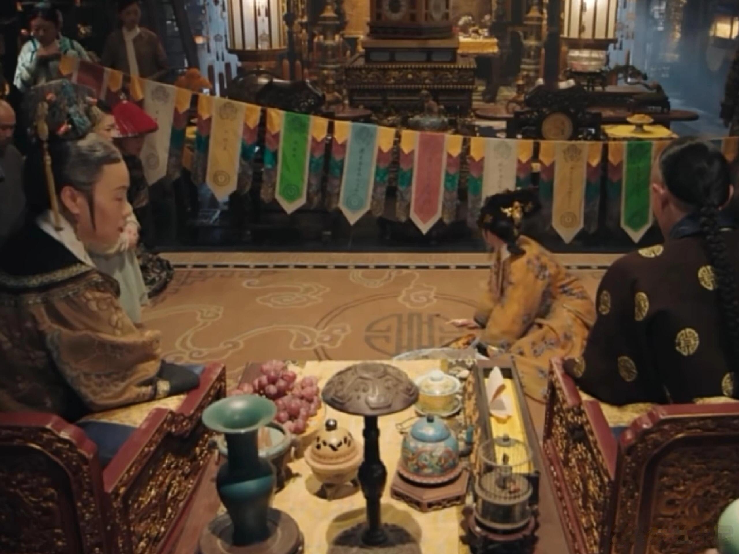 如懿给嘉贵妃的狗富贵做的经幡，这也是《如懿传》经幡局能经典永流传的重要原因之一。