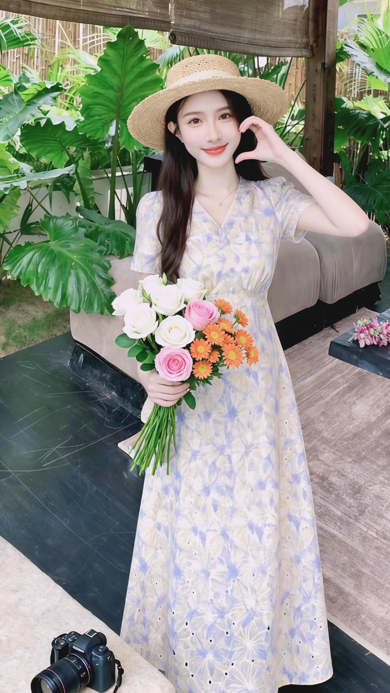 无法拒绝温柔感小裙子 又到穿裙子的季节了 超出片的度假风穿搭 大码女装 五一出游