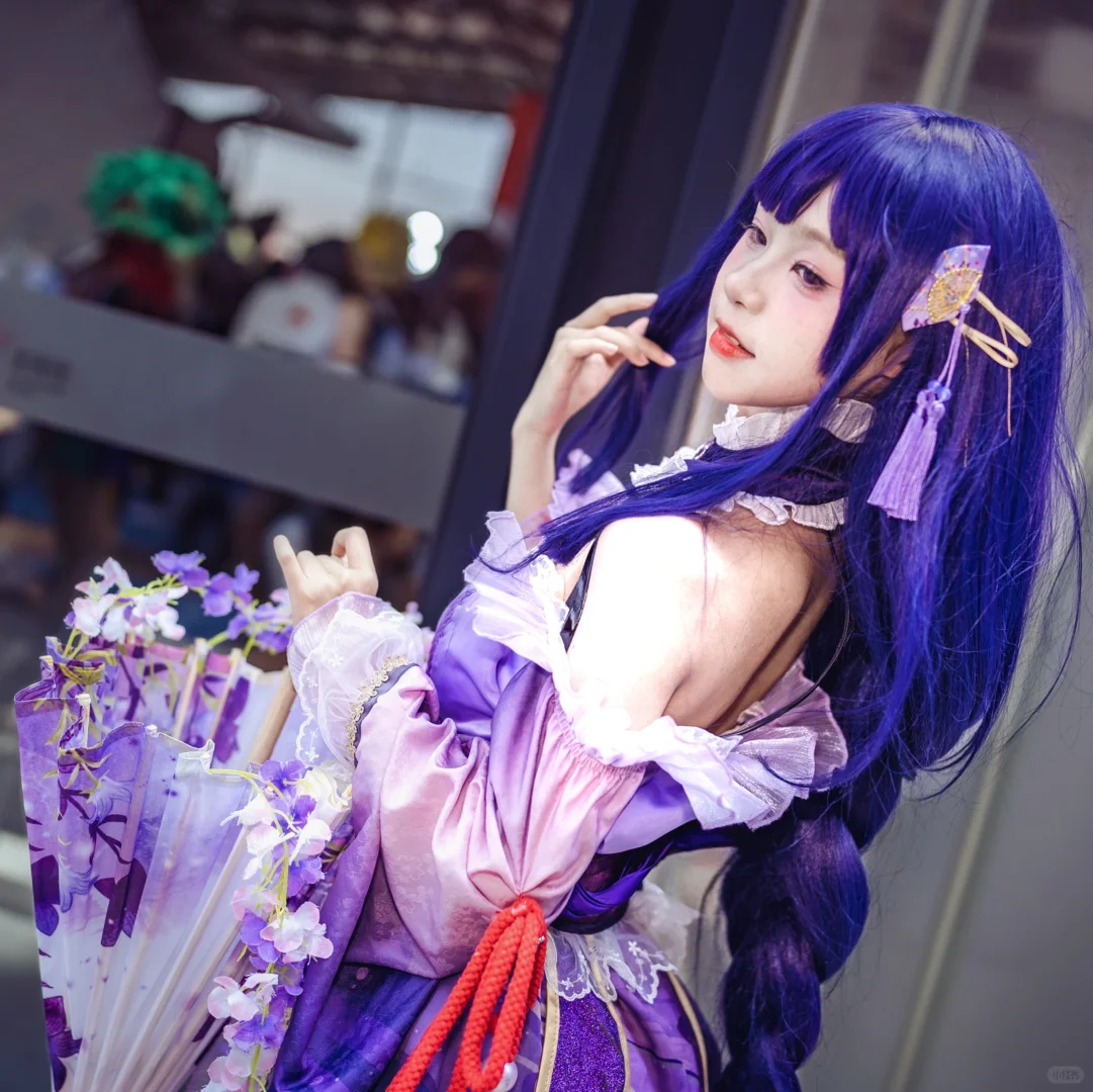 妹妹说紫色很有韵味