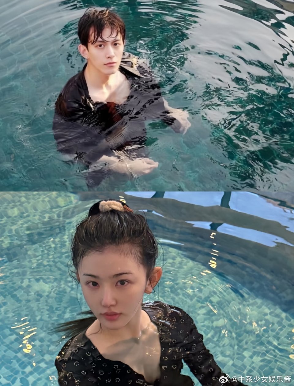 邓凯这发际线.... 不说我以为是赵晴呢，原来是孔雪儿 