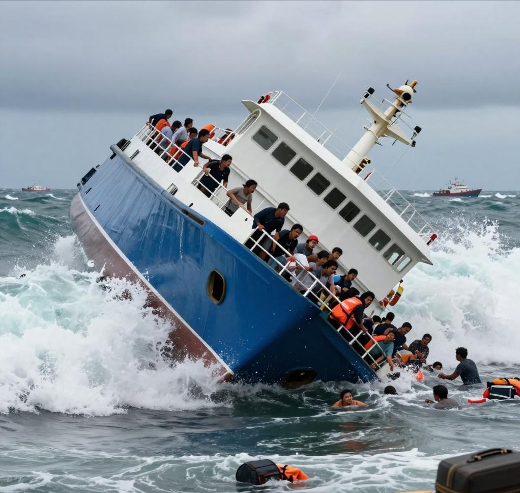 菲律宾一艘载有350多人渡轮沉没

12月21日，菲律宾一艘载有251人的渡轮在