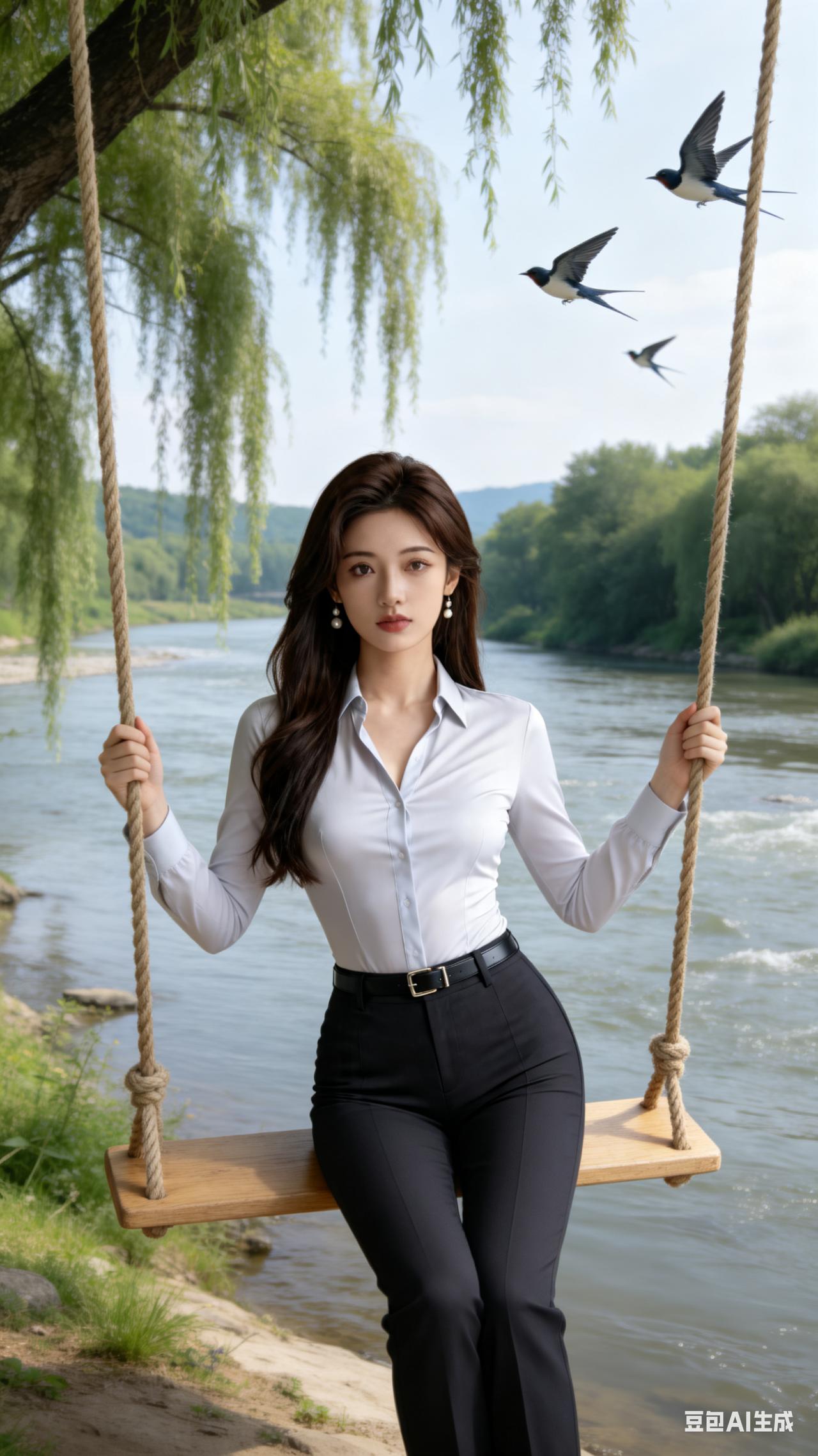 在秋日的午后，与朋友一起在湖边野餐，享受阳光和微风。