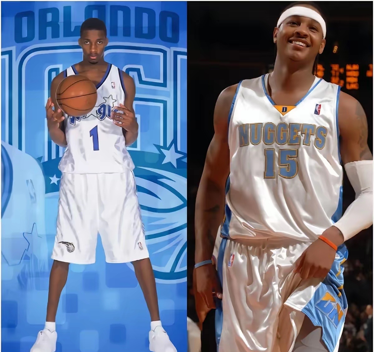 麦迪 🆚 甜瓜（安东尼）1⃣️身体天赋：麦97，瓜932⃣️年少成名：麦93，