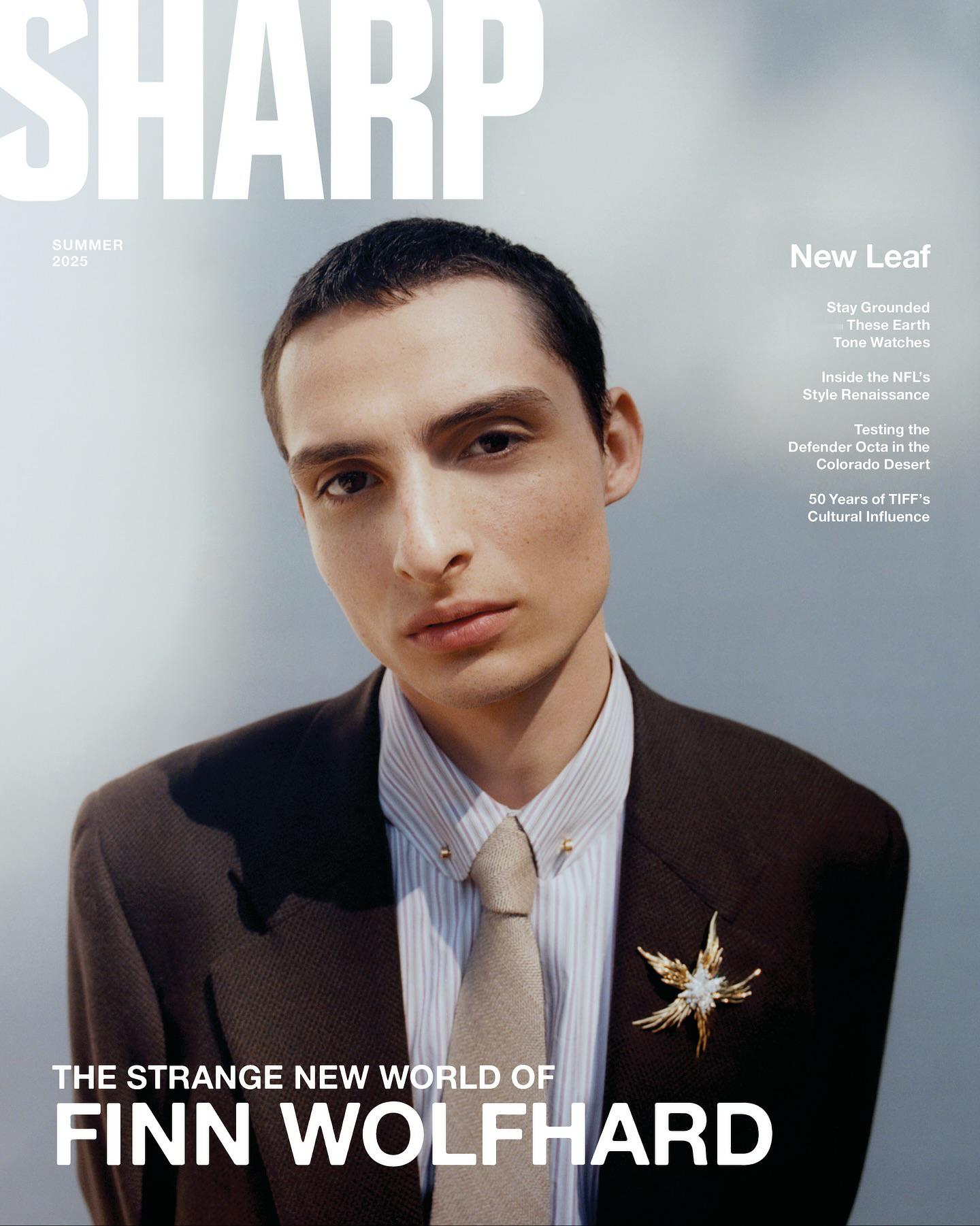 怪奇物语迈克Finn Wolfhard登上《Sharp》杂志封面及写真美图大赏！