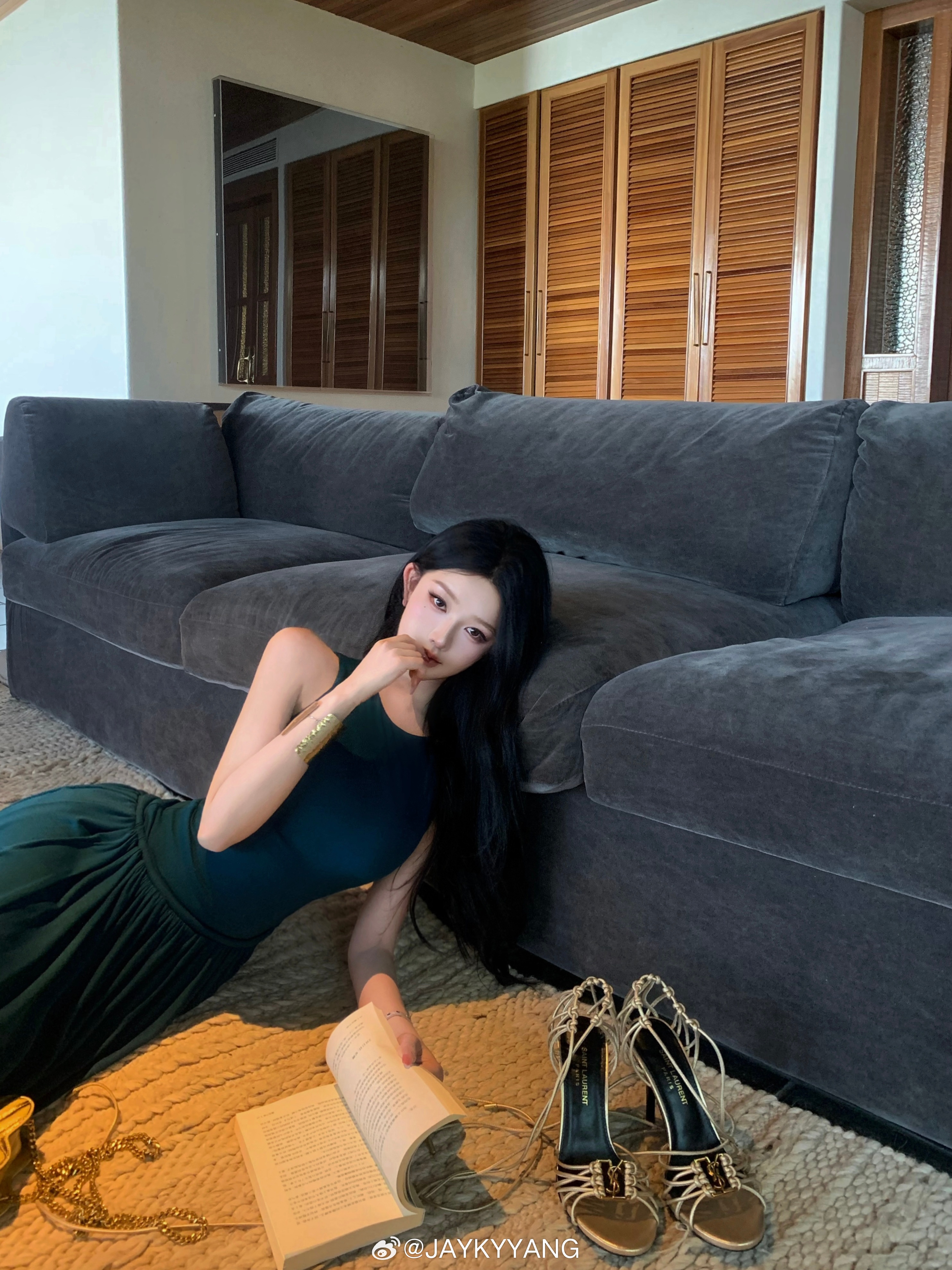我宣布！孔雀蓝就是我的本命色！！🦋 