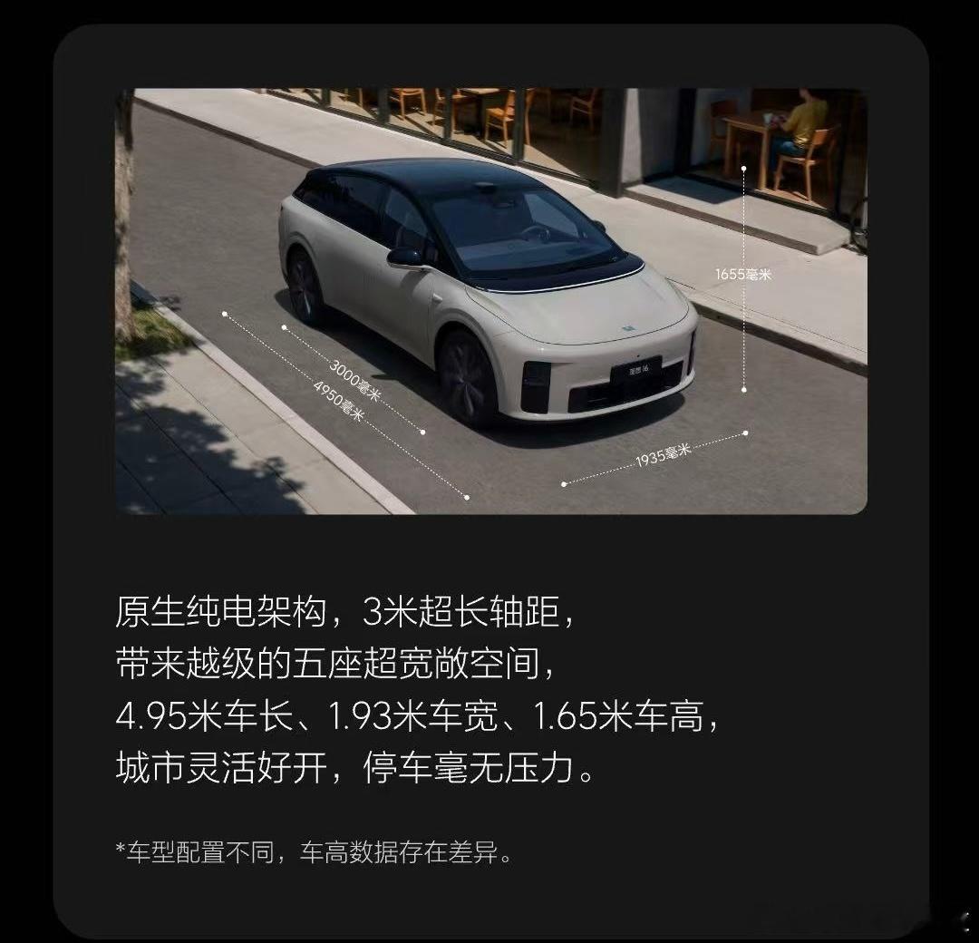 “车型配置不同，车高数据存在差异”。按这意思来，理想 i6 大概率是有一个带有空