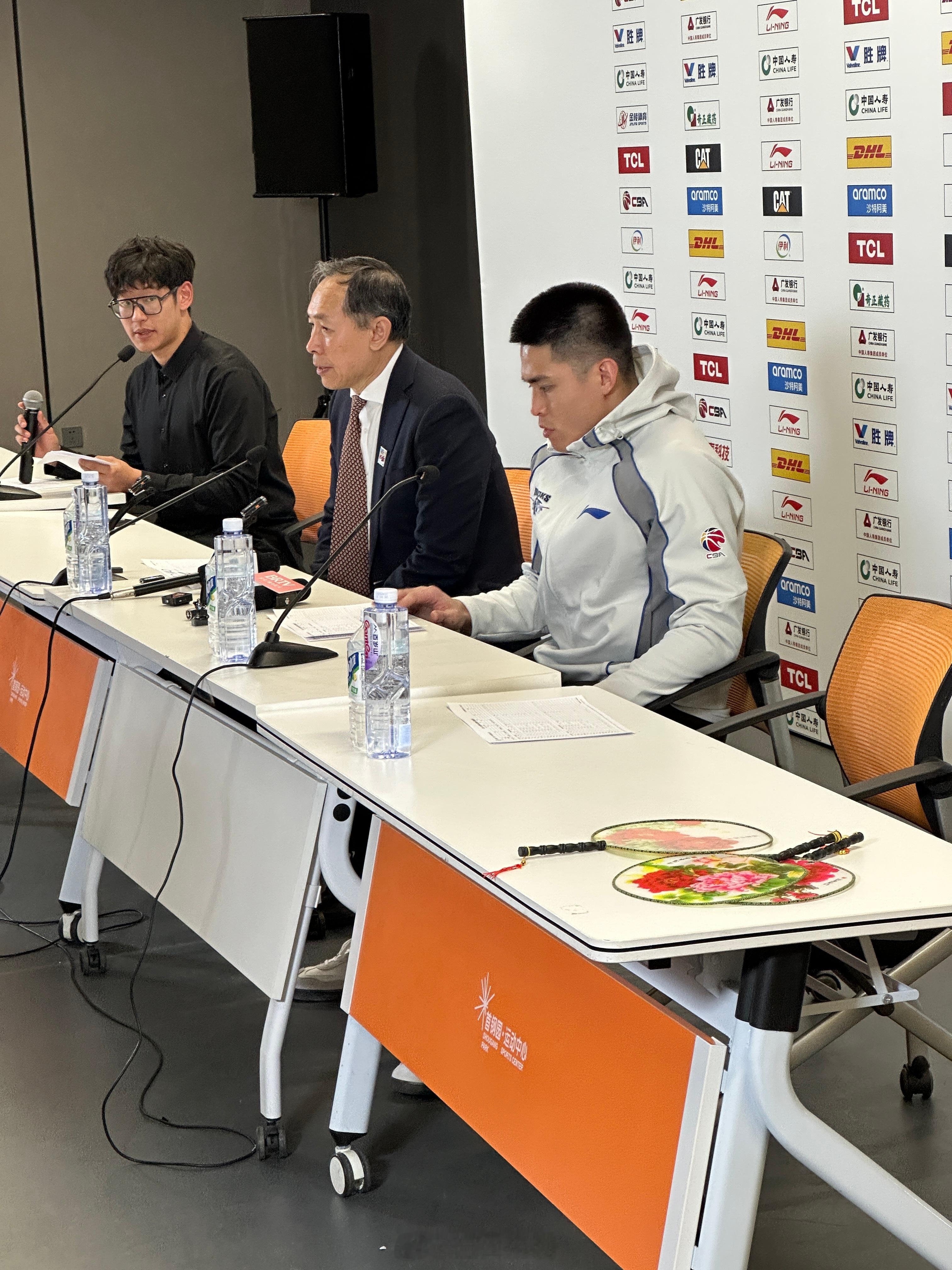 北京男篮vs新疆男篮 许导赛后还是说了不少，其中提到，赢这么多，确实没想到。陈盈