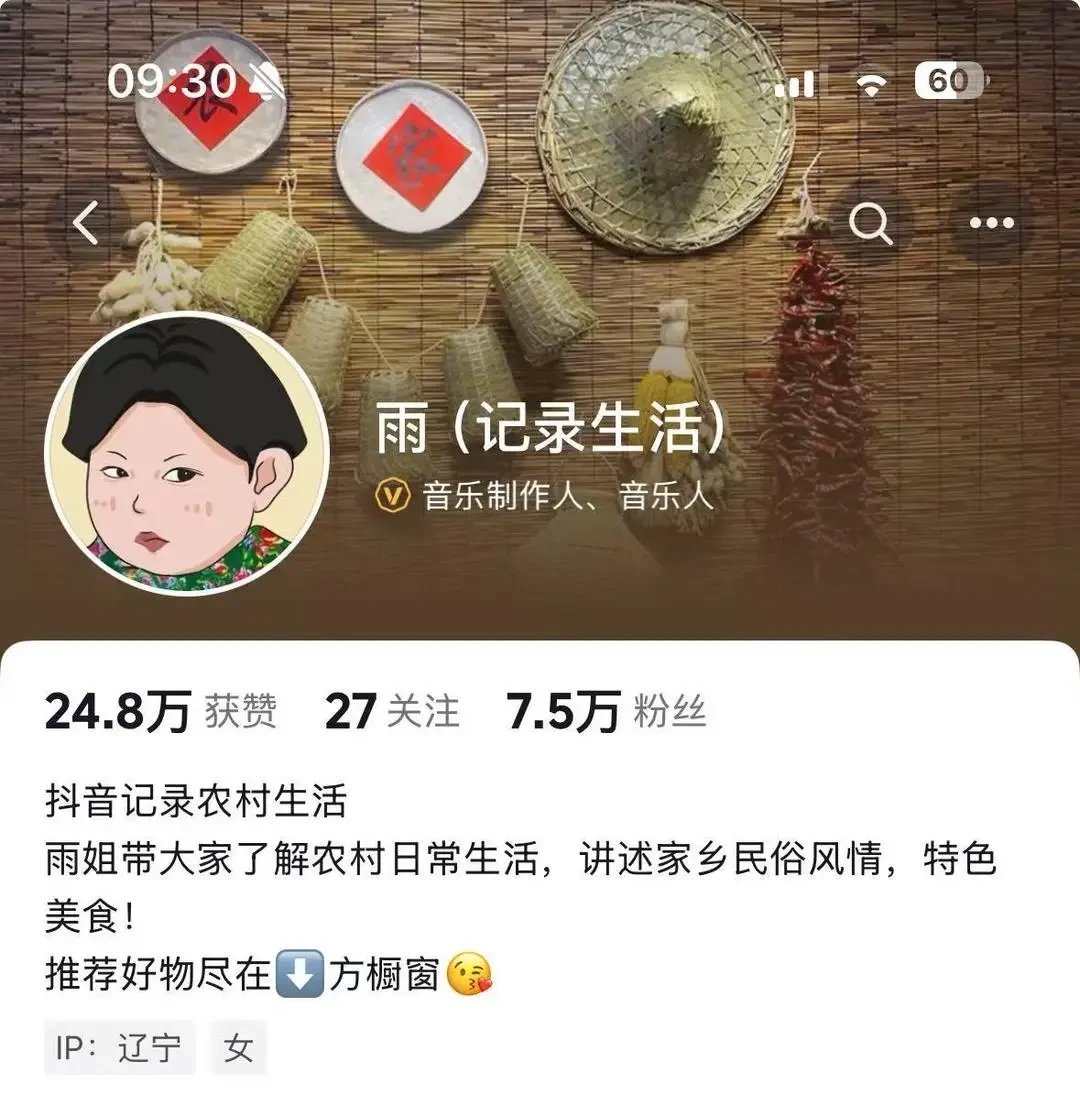 东北雨姐转世账号被关闭东北雨姐利用小号雨（记录生活）试图复出，昨天视频刚露头不到