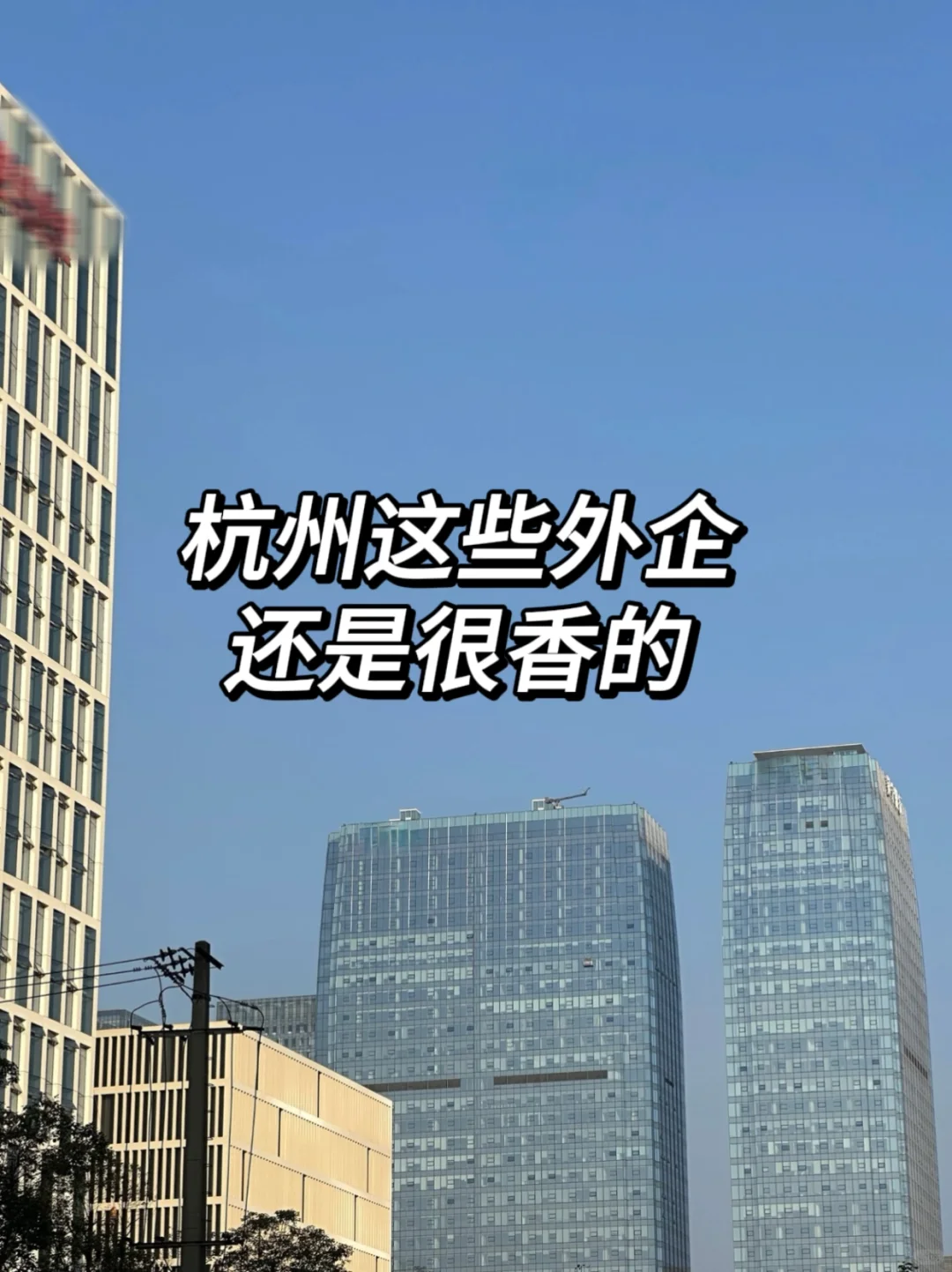 杭州这些外企还是很香的