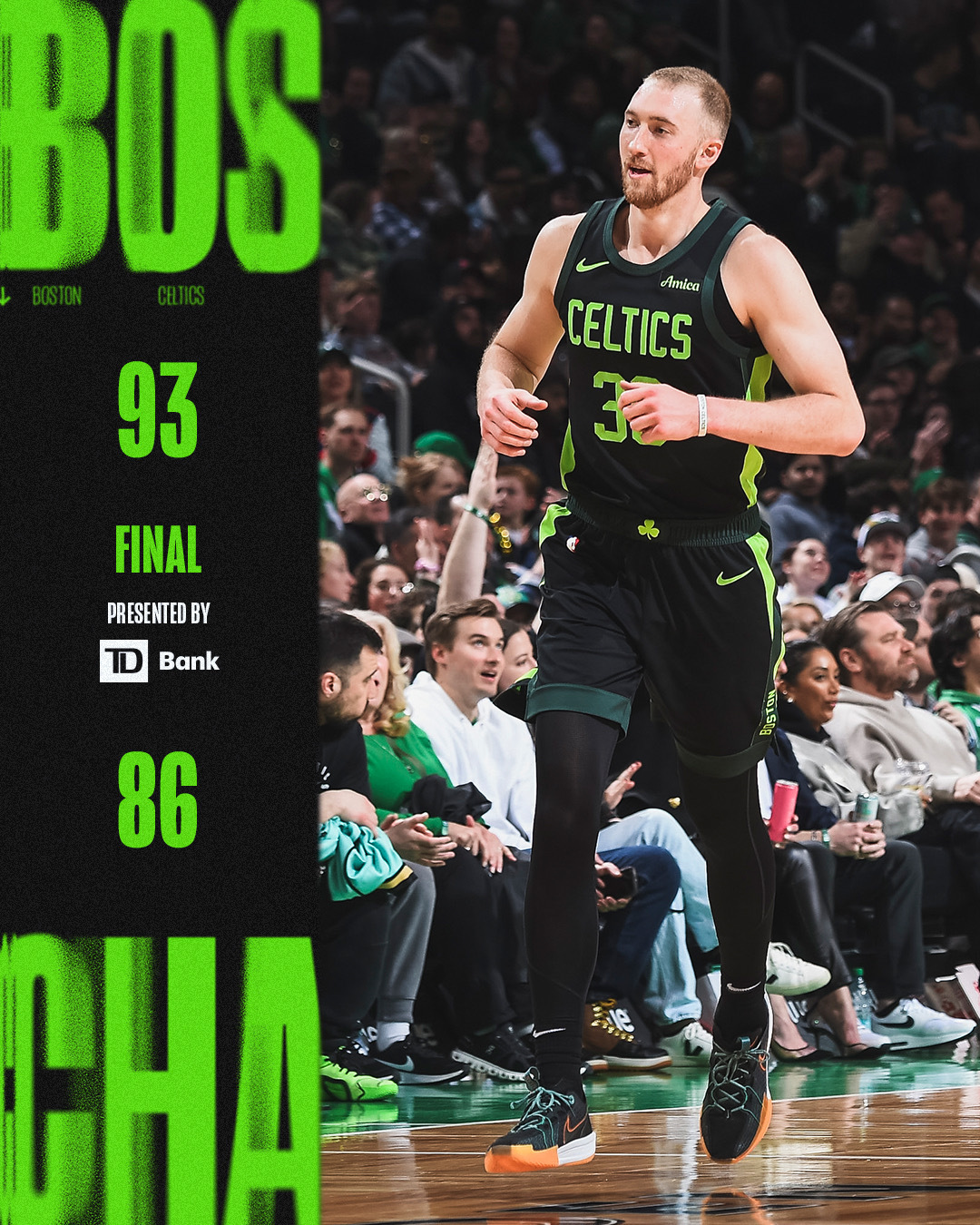 凯尔特人国度 FINAL : Boston Celtics 【 93-86 】 