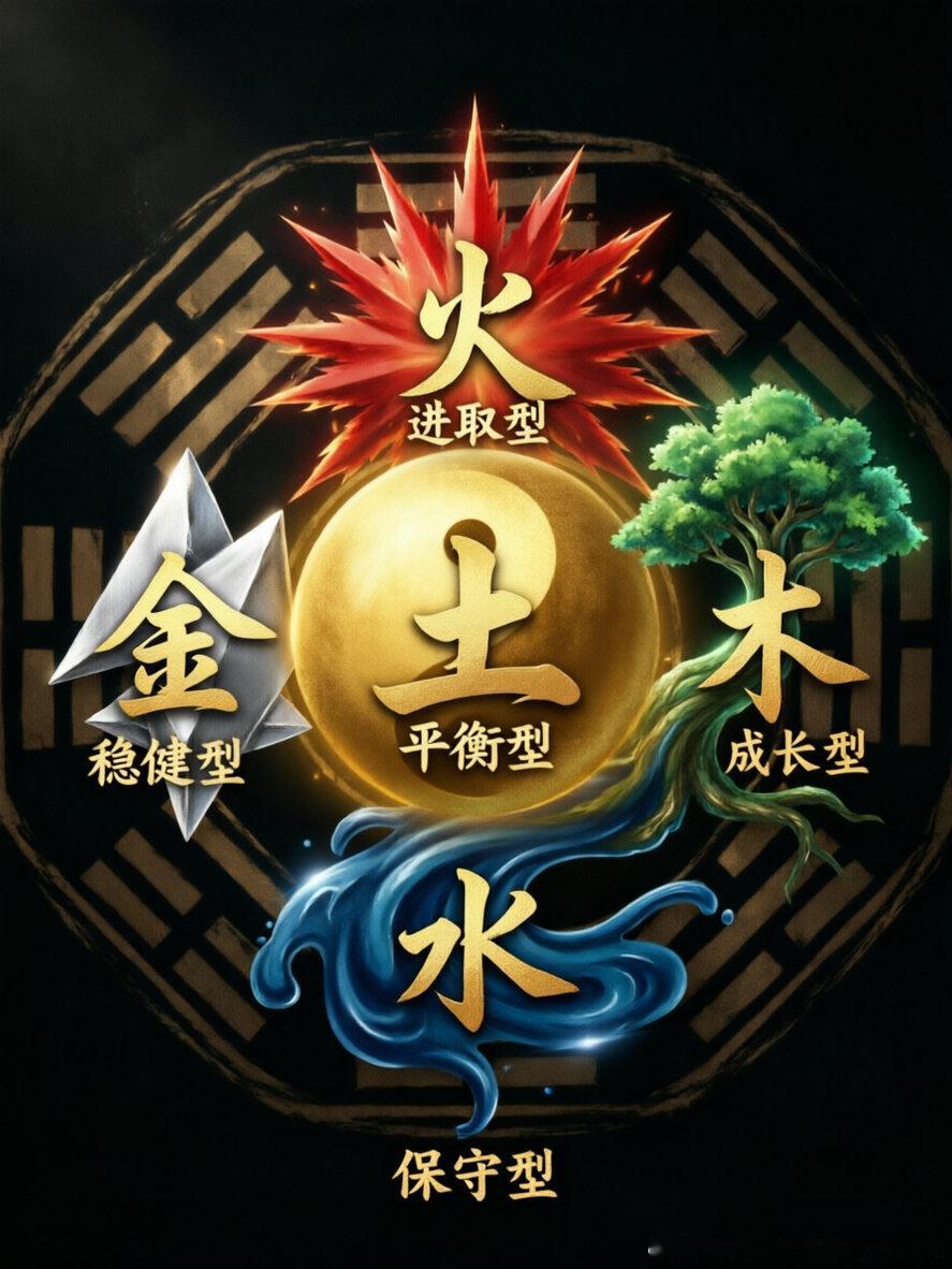 五篇大文章与五行关系：绿色金融：木（生长、生态）科技金融：火（动力、变革）普惠金