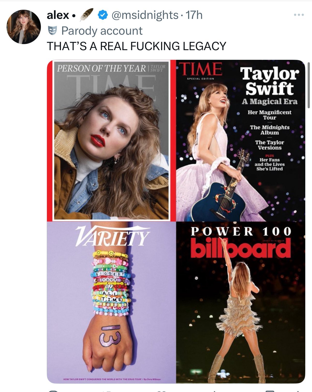 外网网友真是才华横溢[笑cry]霉霉taylor swift ​​​
