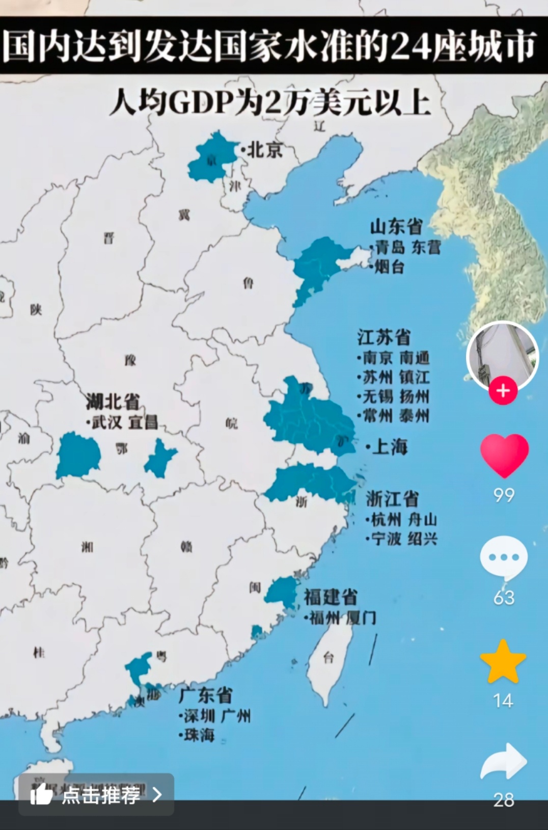 发达地区比我想的少[哈哈] ​​​