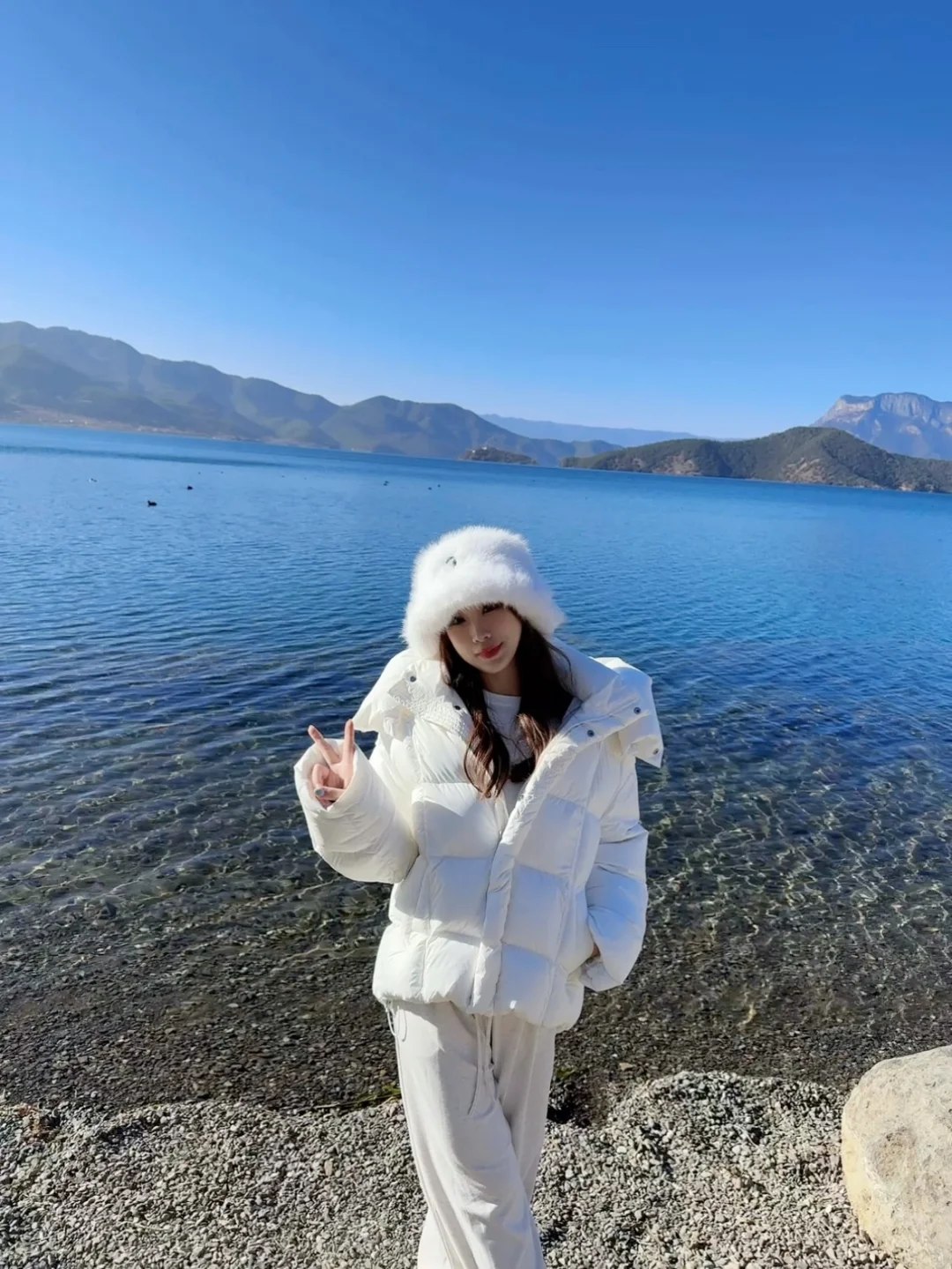 确实没骗人🏞️泸沽湖好美呀