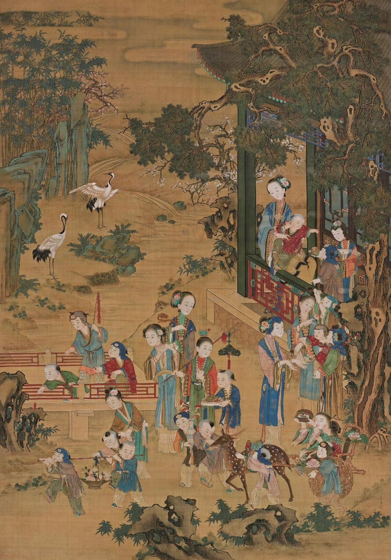 赏画|清·沈庆兰《岁朝吉庆图》
传统文化 绘画 国画