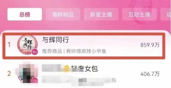 [吃瓜群众][吃瓜群众][吃瓜群众]最近临近618，与辉同行直播间的在线人数反而