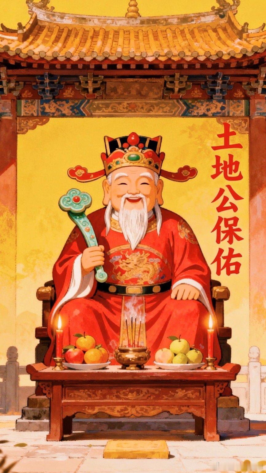 土地公，福德正神刷到都进来拜一拜子女后代有福气，家家平安无烦事！ ！！！ 
