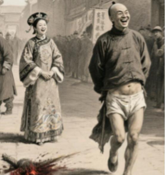 大太监安德海被杀后，慈禧本来很是愤怒，可在得知安德海死后被扒掉裤子，当街展示，笑