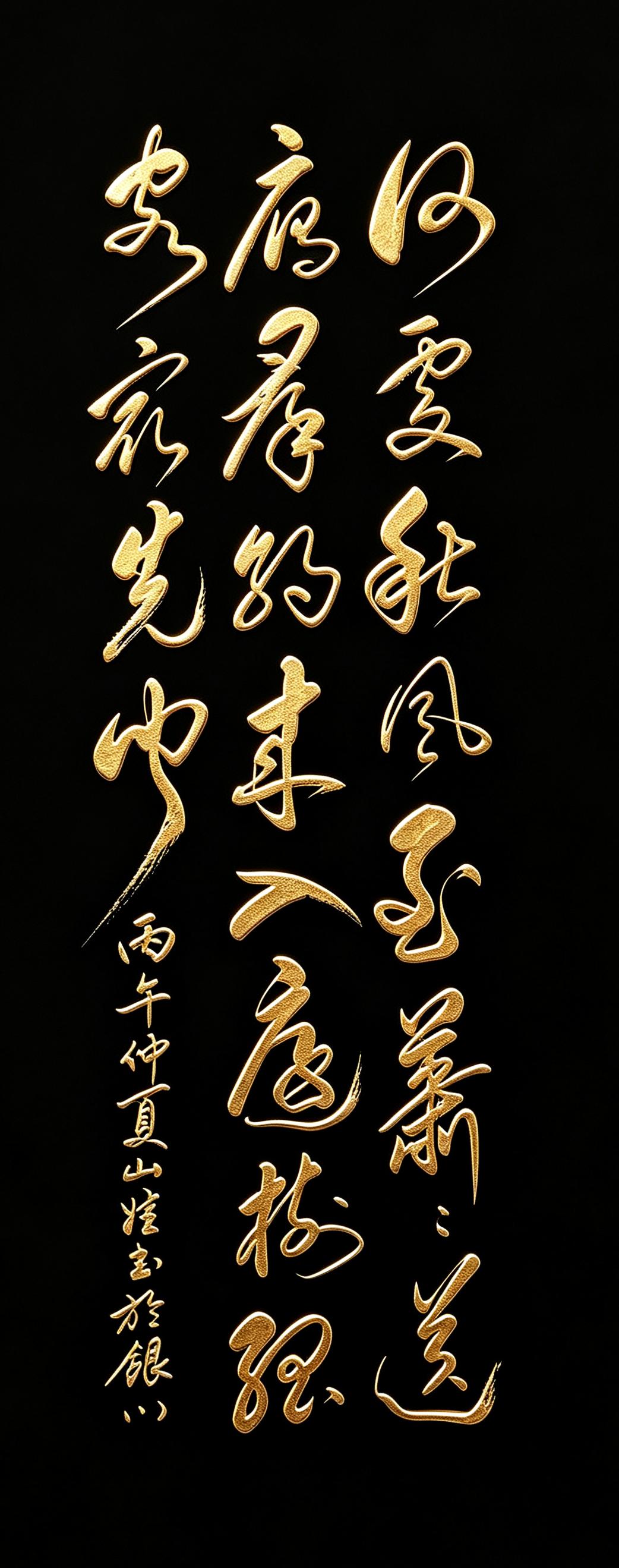  何处秋风至？一纸草书写尽异乡人的淡淡乡愁！
这幅金字草书，书写的是刘禹锡经典《