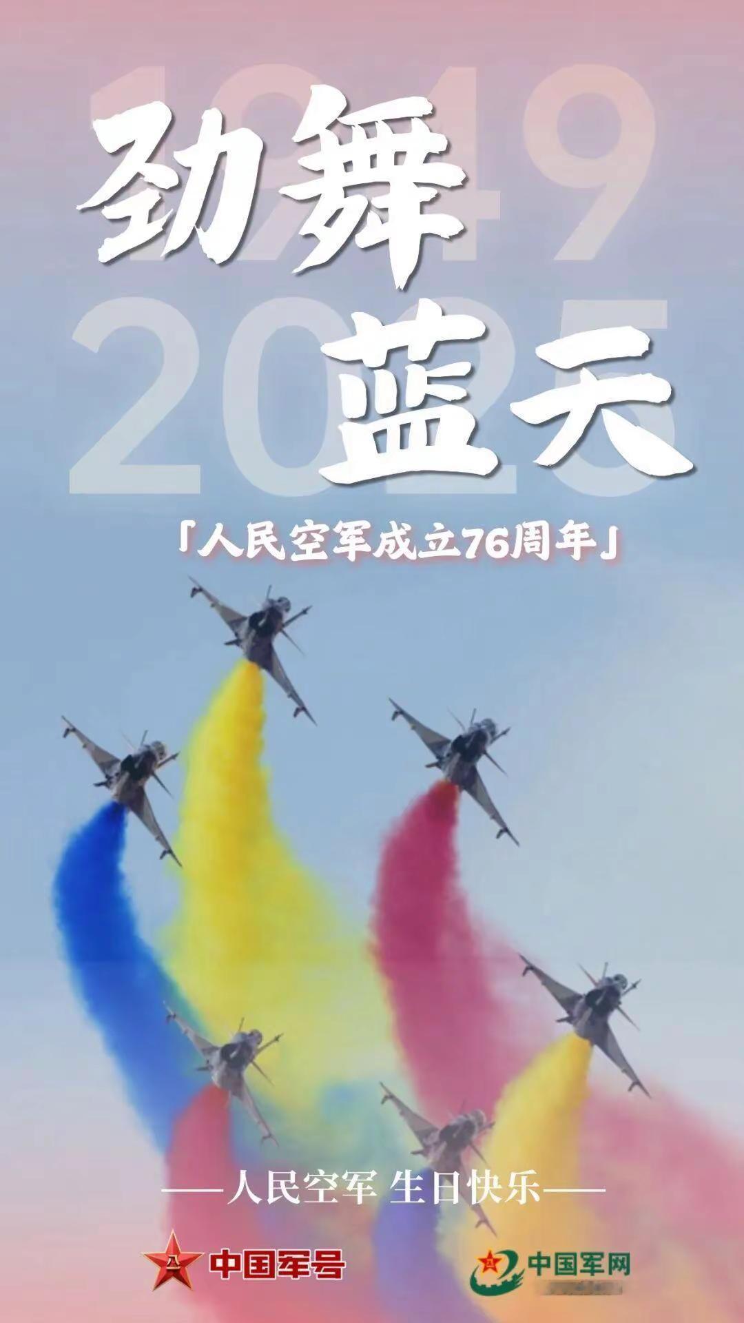 人民空军，生日快乐