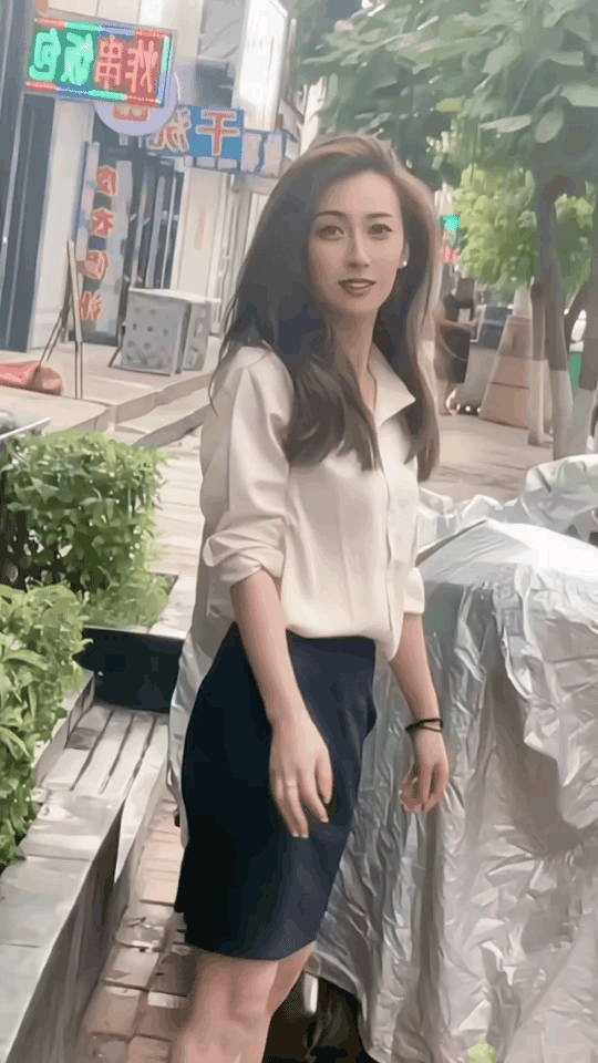 她的笑，像阔别已久的恋人