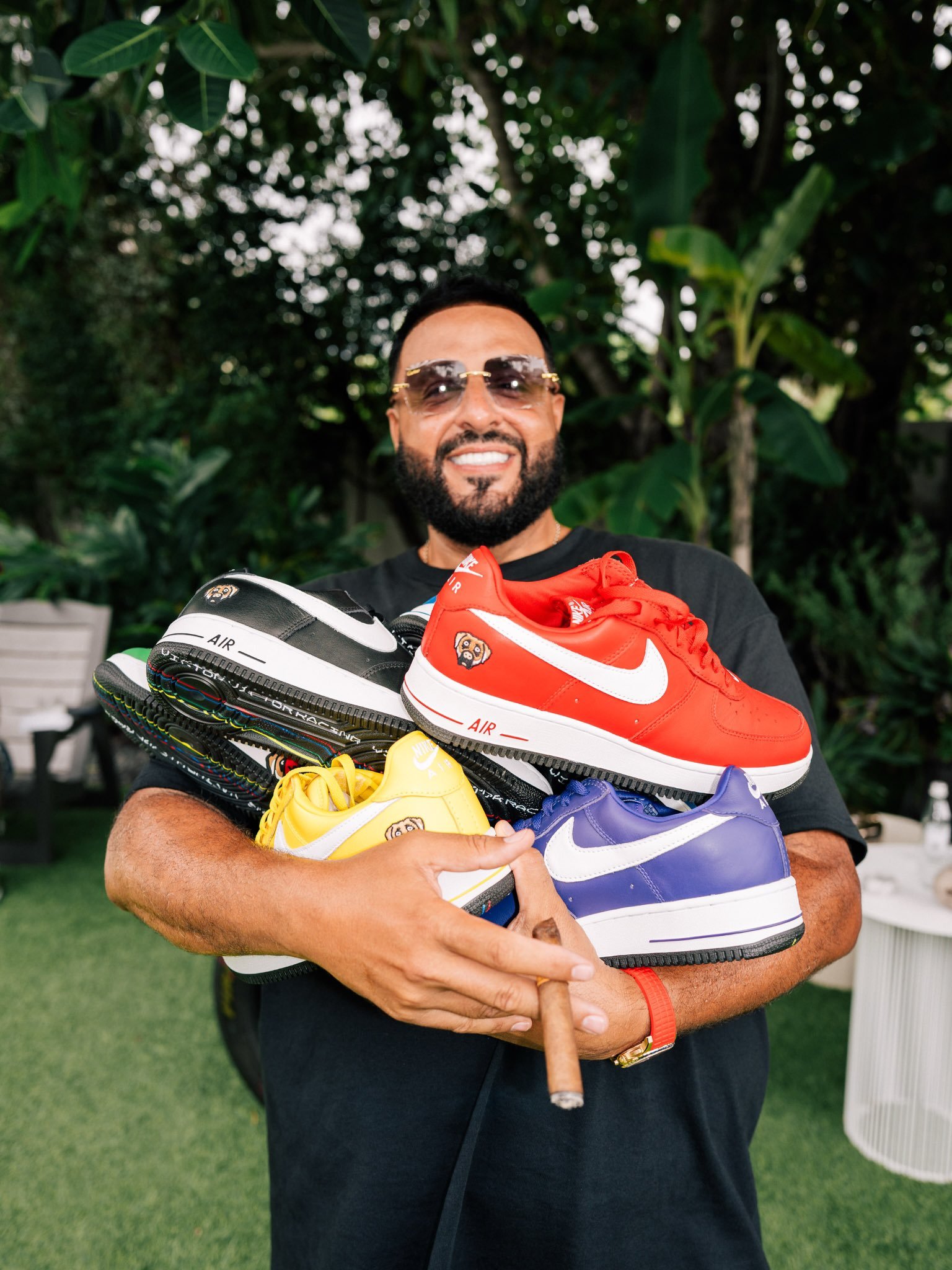 DJ Khaled晒新鞋Victor Victor x Nike Air For