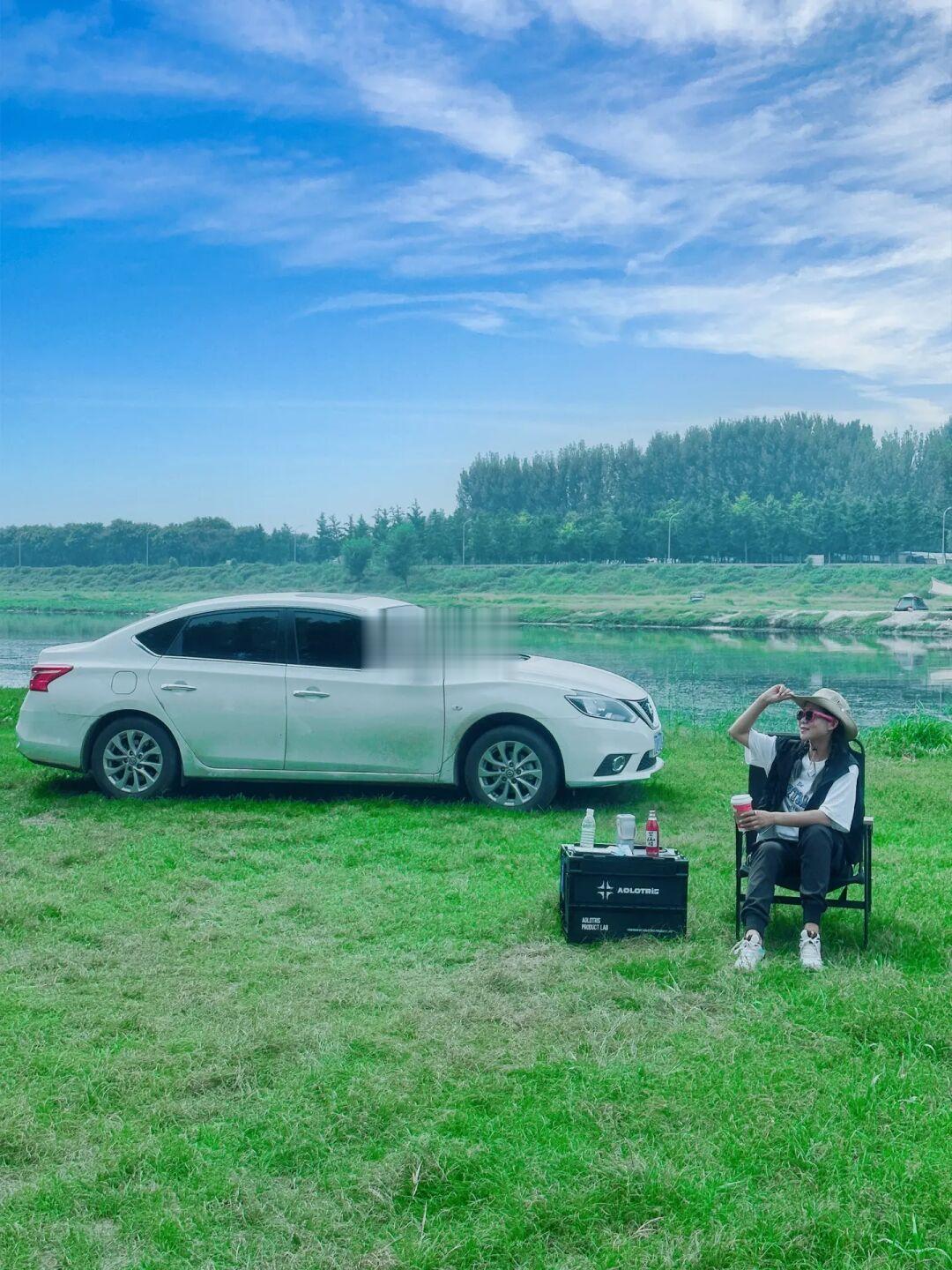 北京近郊｜草坪湖泊免费露营地，车能开到湖边