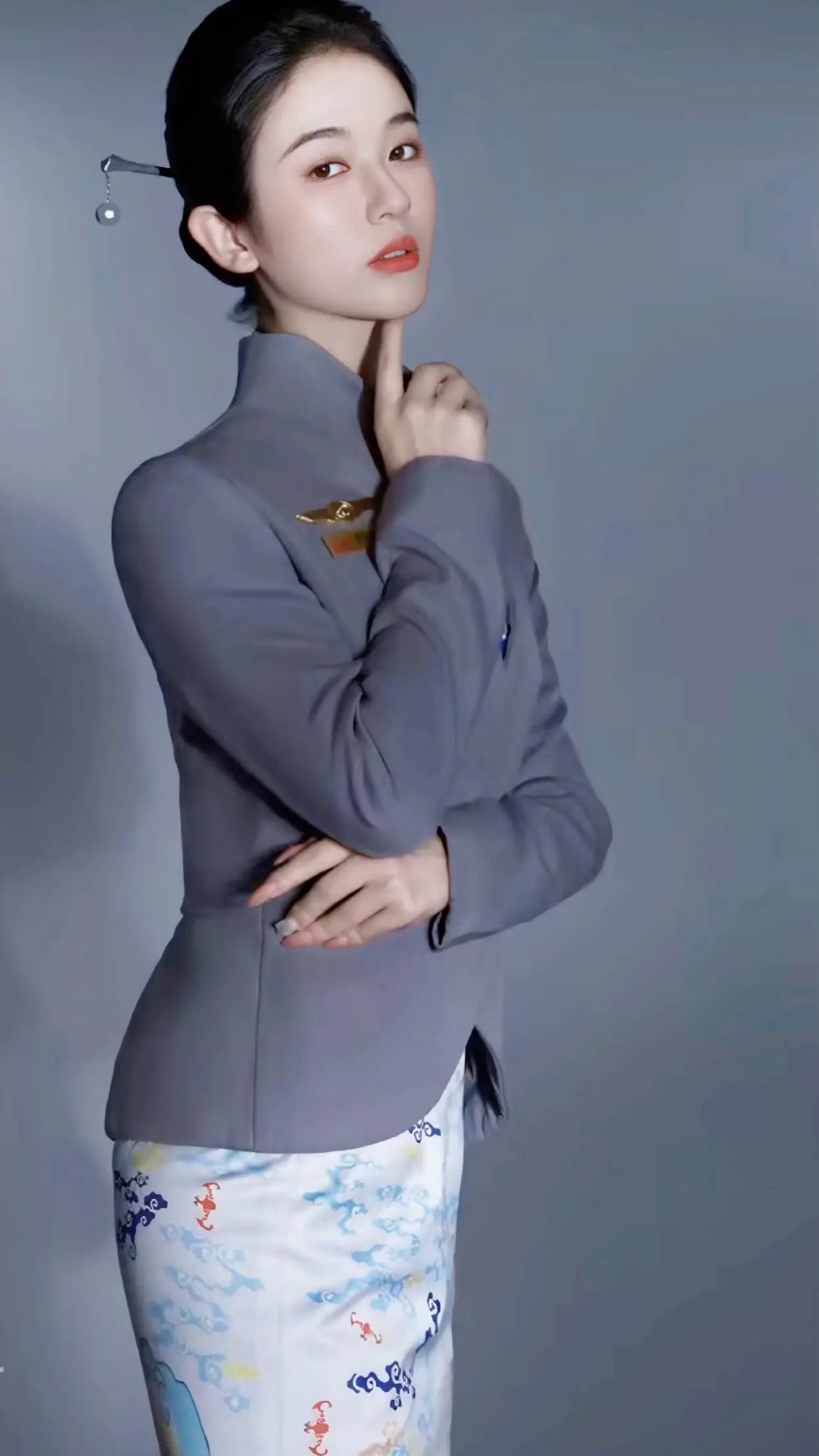 空姐的日常 空姐制服 民航人 摄影工作室 空姐